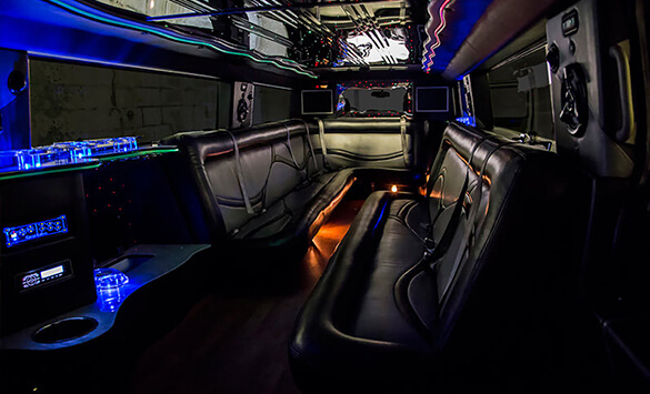 hummer limo interior